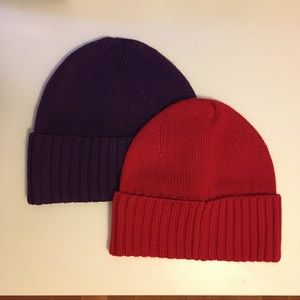 Soft knit beanies